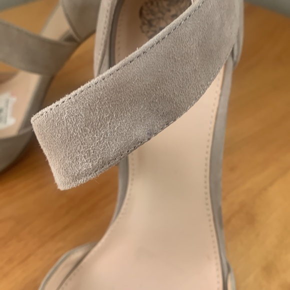 Vince Camuto Carlotte tan suede heels size 10 M like new NWOT pointed toe 4”heel - Picture 11 of 12